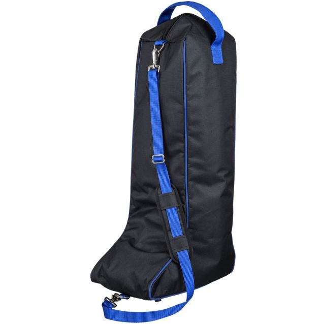 SALE! Black and Blue English Boot Bag - Personalized/Monogrammed