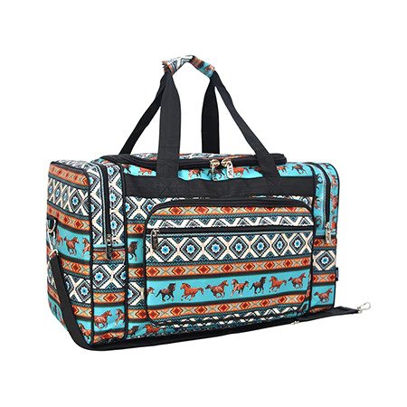 Bronco Horse Duffel/Overnight Bag/Gym Bag - Personalized/Monogrammed