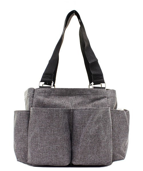 Gray Caddy/Grooming Tote Horse/Dog - Stone Wash - Personalized/Monogrammed