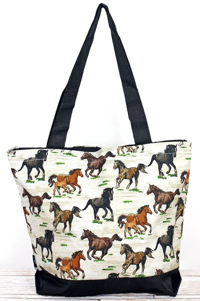 Wild Horse Print Tote Bag - Personalized/Monogrammed