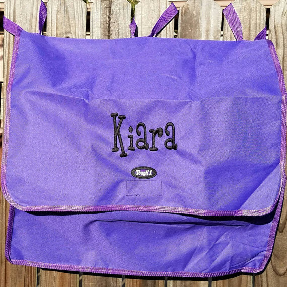 Horse Blanket/Turnout Storage Bag - Purple - Tough 1 - Personalized/Mo –  Custom Horse and Hound