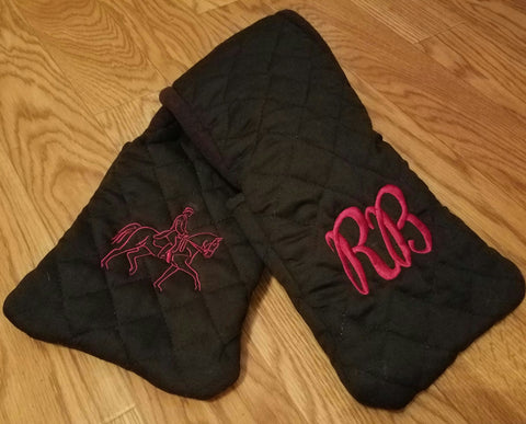 Stirrup Iron Covers - English Saddle - Personalized/Monogrammed