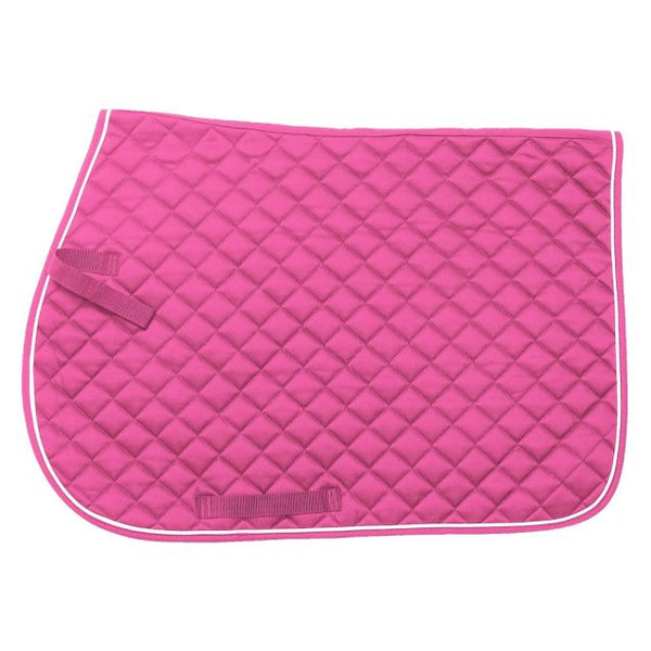 Quilted Event All Purpose Saddle Pad - Pink - Personalized/Monogrammed