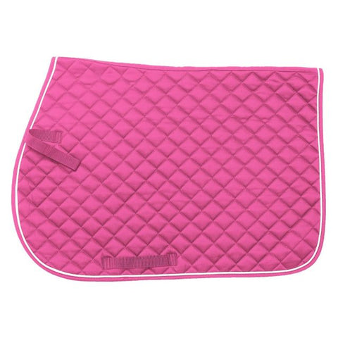 Quilted Event All Purpose Saddle Pad - Pink - Personalized/Monogrammed