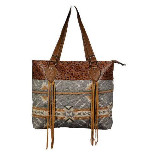 Canvas & Leather Women's Fany Tote Bag