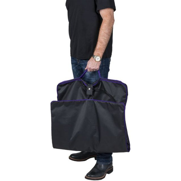 Garment Bag - Black and Purple - Personalized/Monogrammed