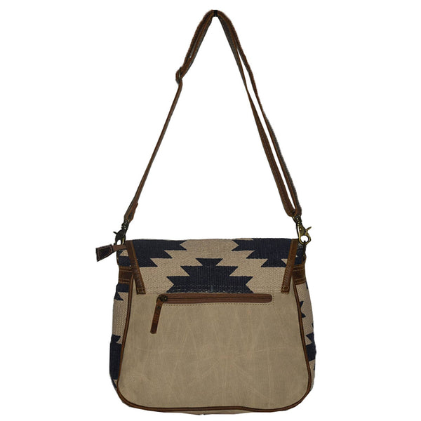 Canvas Rug & Leather  Mello Shoulder Bag