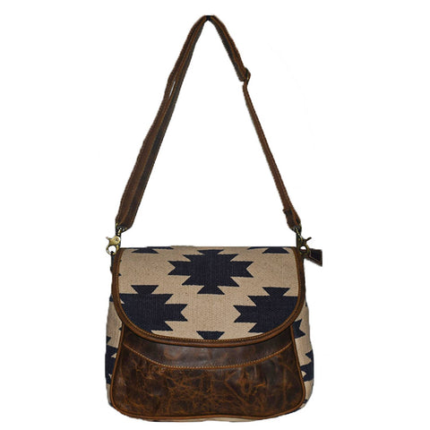 Canvas Rug & Leather  Mello Shoulder Bag