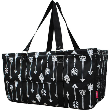 Black Arrow Large Utility Tote/Tote Bag - Personalized/Monogrammed