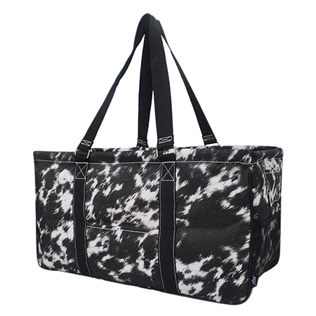 Cow Couture Print Large Utility Tote/Tote Bag - Personalized/Monogrammed