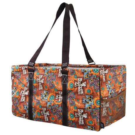 Western Cross Large Utility Tote/Tote Bag - Personalized/Monogrammed
