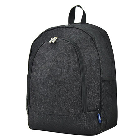 Black Glitter Backpack/Bookbag - Personalized/Monogrammed