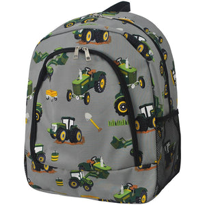 Tractor Print Backpack/Bookbag - Personalized/Monogrammed