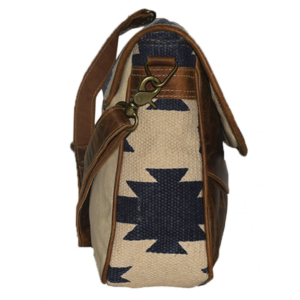 Canvas Rug & Leather  Mello Shoulder Bag