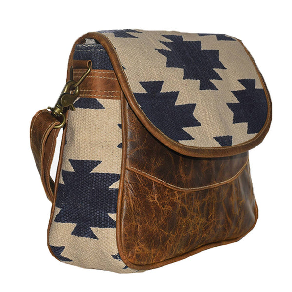 Canvas Rug & Leather  Mello Shoulder Bag