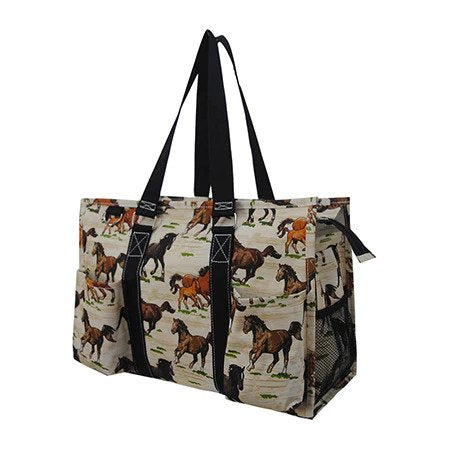 Wild Horse Small Utility Tote/Tote Bag - Personalized/Monogrammed