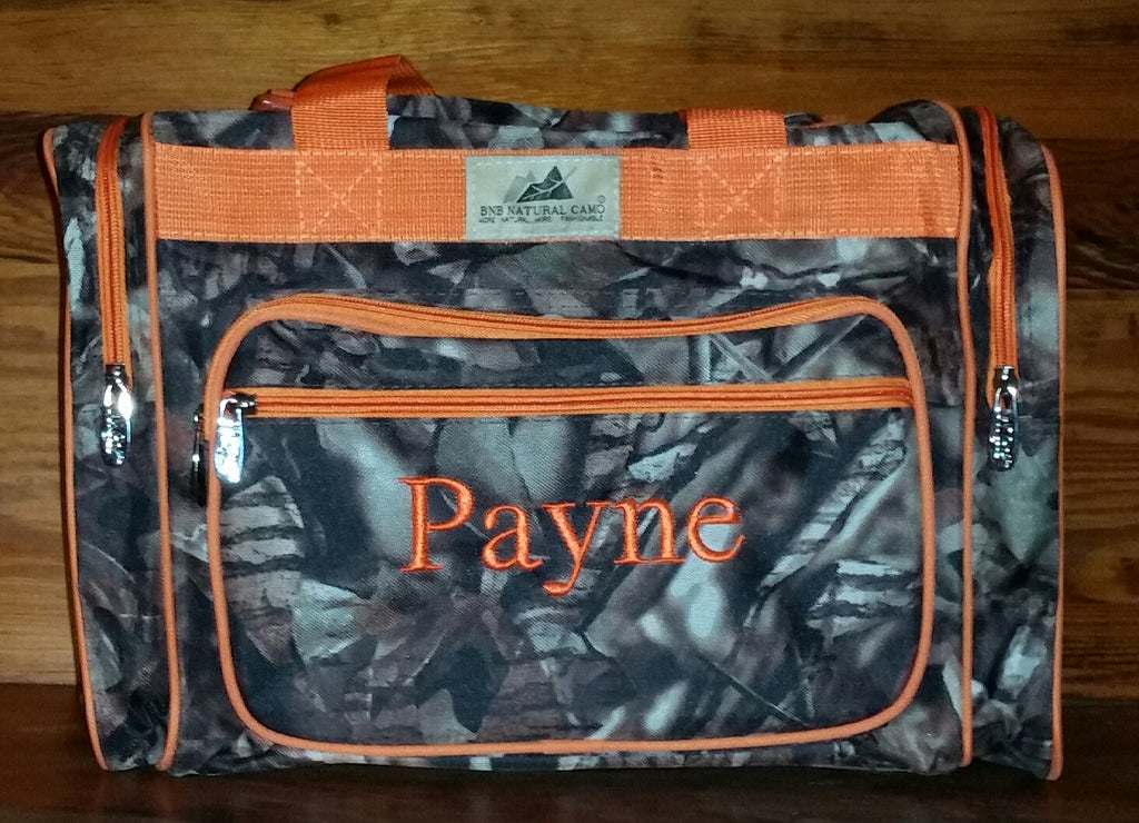 Camo/Camouflage Duffel/Overnight Bag/Gym Bag - Personalized/Monogrammed