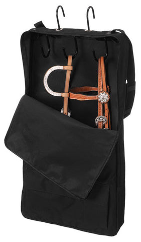 Bridle/Show Halter Bag/Case - Black - 3 Hook - Tough 1 - Personalized/Monogrammed