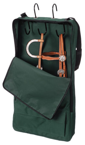 Bridle/Show Halter Bag/Case - Hunter Green - 3 Hook - Tough 1 - Personalized/Monogrammed