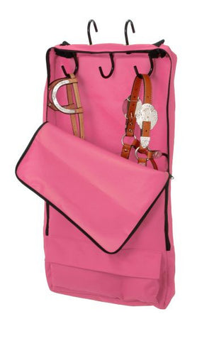 Bridle/Show Halter Bag/Case - Pink - 3 Hook -Tough 1 - Personalized/Monogrammed