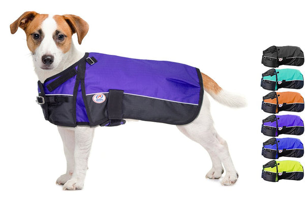 Purple Adjust-to-Fit Dog Blanket/Jacket/Coat - Derby - Personalized/Monogrammed