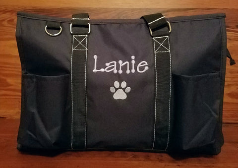 Small UtilityTote/Tote Bag - Navy - Personalized/Monogrammed