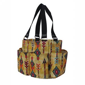 Boho Tribal Caddy/Grooming Tote Horse/Dog - Stone Wash - Personalized/Monogrammed