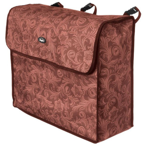 Horse Blanket/Turnout Storage Bag - Brown Tooled Leather Print - Tough 1 - Personalized/Monogrammed