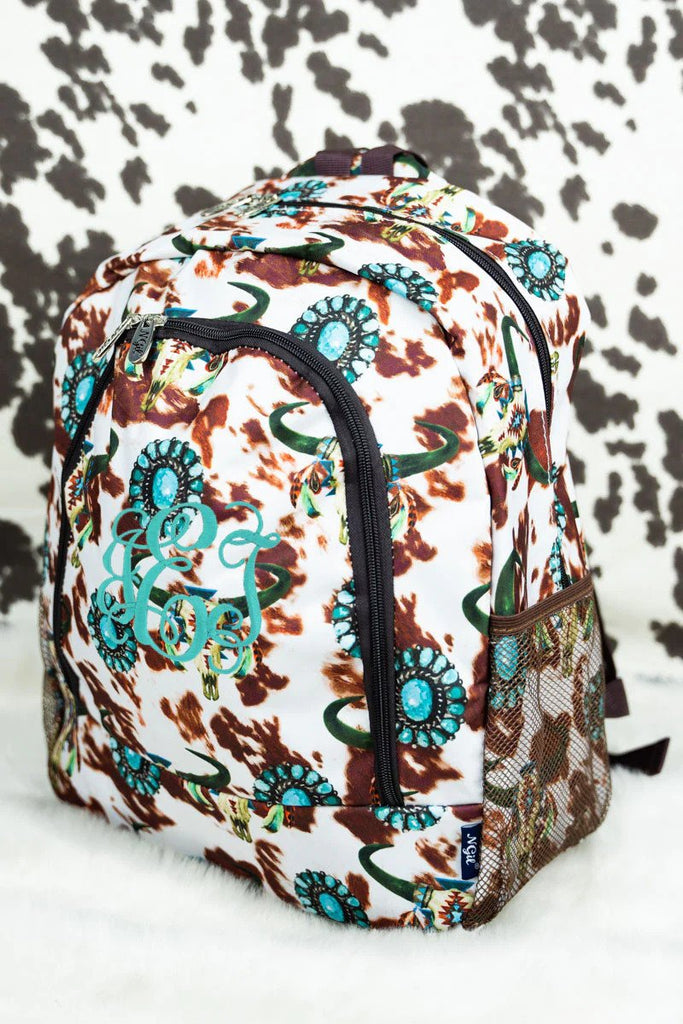 Bulls and Cows Backpack/Bookbag - Personalized/Monogrammed