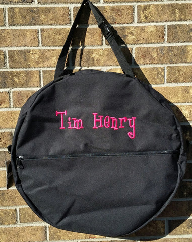 Black Rope Bag - Add Name or Initials - Personalized/Monogrammed with Name/Initials