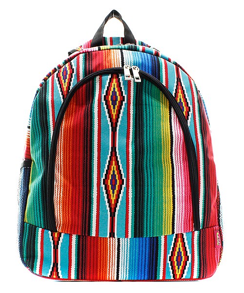 Serape Print Backpack/Bookbag - Personalized/Monogrammed