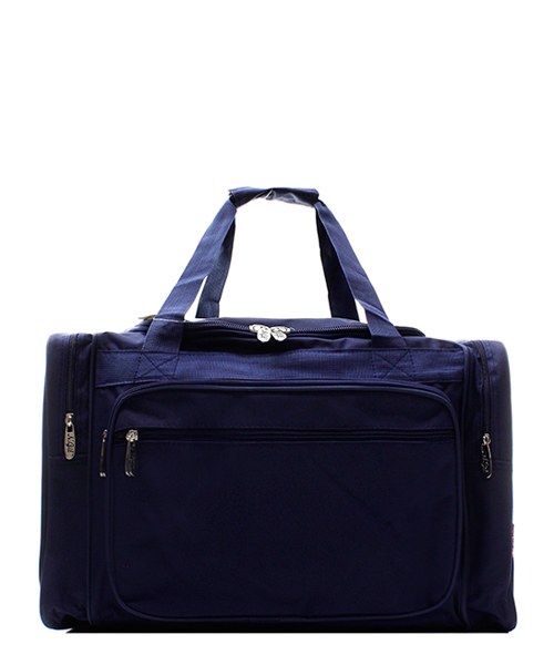 Solid Navy Duffel/Overnight Bag/Gym Bag - Personalized/Monogrammed