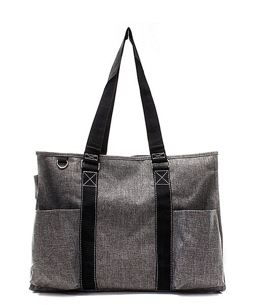 Gray Stone Wash Small UtilityTote/Tote Bag - Personalized/Monogrammed