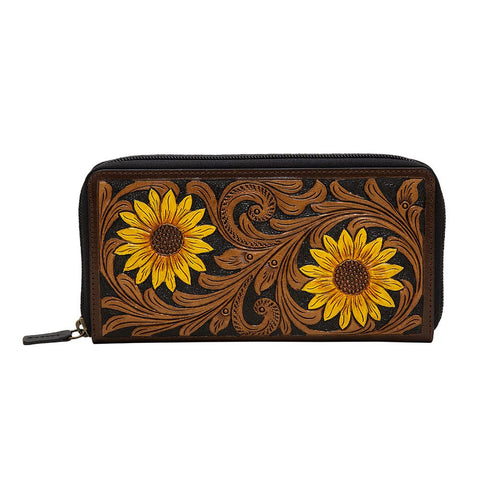 Yellow Bloom Wallet - Myra Bags